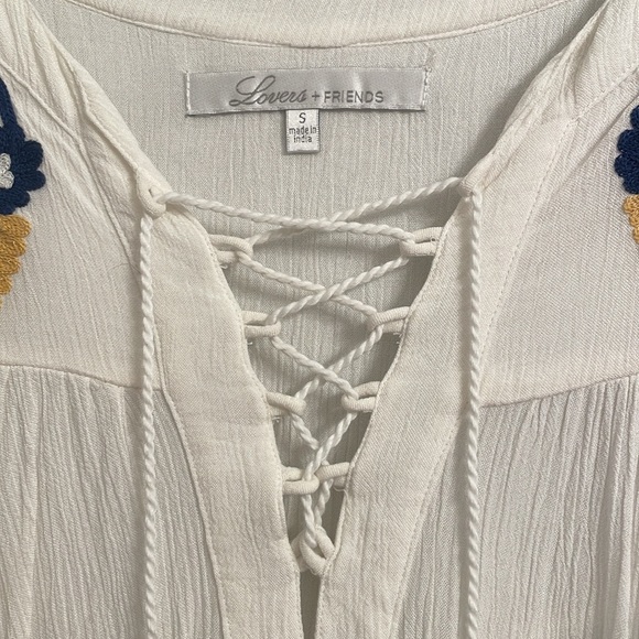LOVERS + FRIENDS Embroidered Peasant Top - Picture 3 of 7